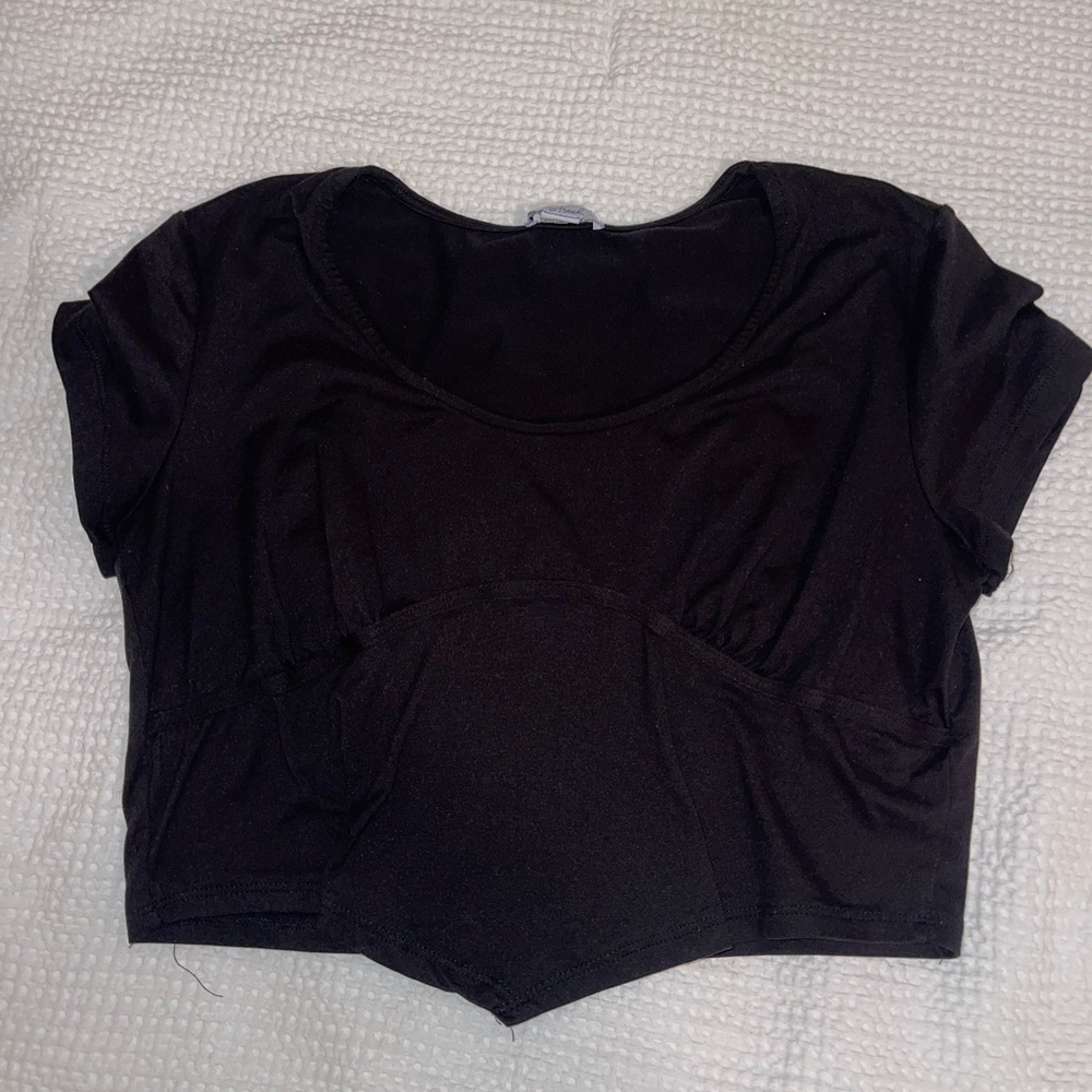 Black Women's Crop Top